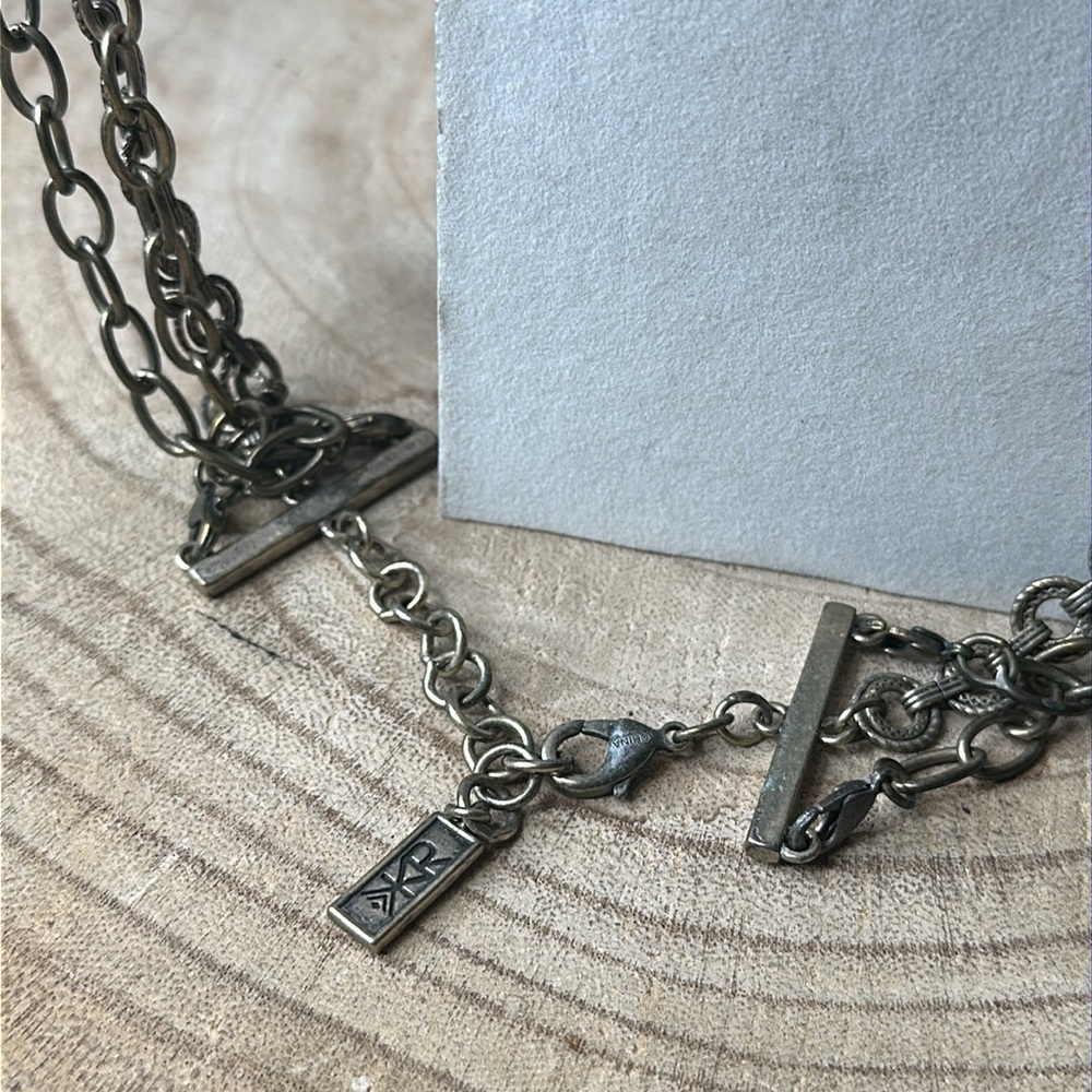 Silpada Triple Layered Statement Bee Pendant Char… - image 5